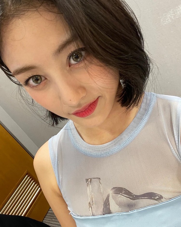 ジヒョ 胸 おっぱい 乳輪 インスタ エロ TWICE
