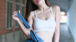 【画像】半裸女子の生着替え配信がエロすぎるｗｗｗｗ