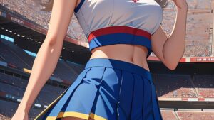 【画像】チアガールJKさん、パンチラしてしまうｗｗｗ