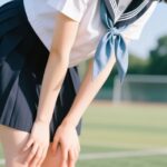 【画像】JKの白パンティに食い込んだお尻ｗｗｗ
