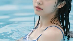 【画像】まま「なんかプール入ってたら学生にめっちゃ見られたw」