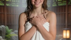 【画像】山形の温泉PR美人モデル、乳首ポロリ写真を広報に使われてしまうｗｗｗ