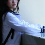 【画像】パンティ丸見えデカケツJKさん、エロすぎるwww